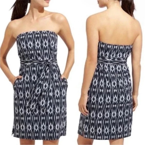 Athleta Ikat Anywhere Strapless Dress - Picture 1 of 9
